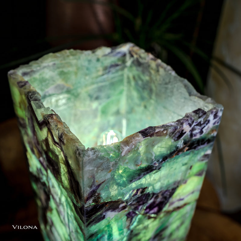 Crystal Lamp (Fluorite Table Lamp #3), photo 7 of 11