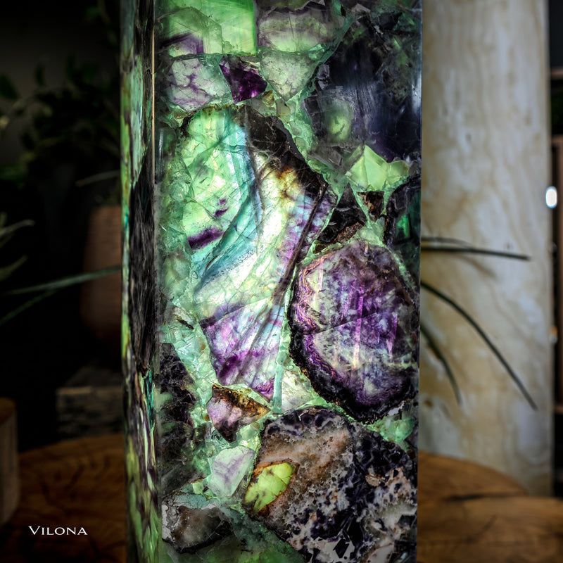 Crystal Lamp (Fluorite Table Lamp #3), photo 6 of 11