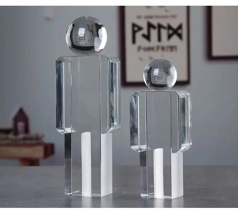 Modern Geometric Human Figurine Sculpture for Home Decor by House Of Avana