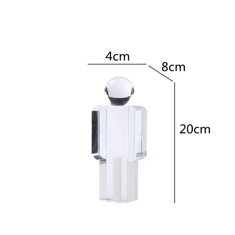 Modern Geometric Human Figurine Sculpture for Home Decor by House Of Avana