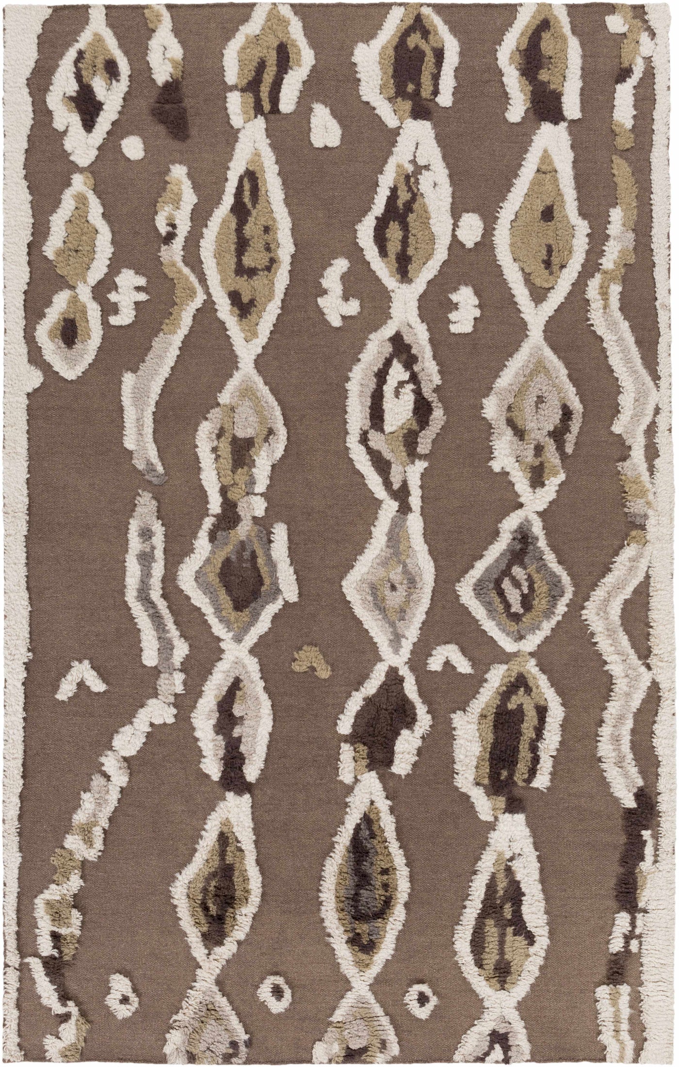 Brown Nila Area Carpet - Clearance by Boutique Rugs