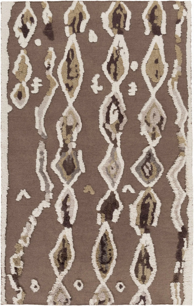 Brown Nila Area Carpet - Clearance by Boutique Rugs