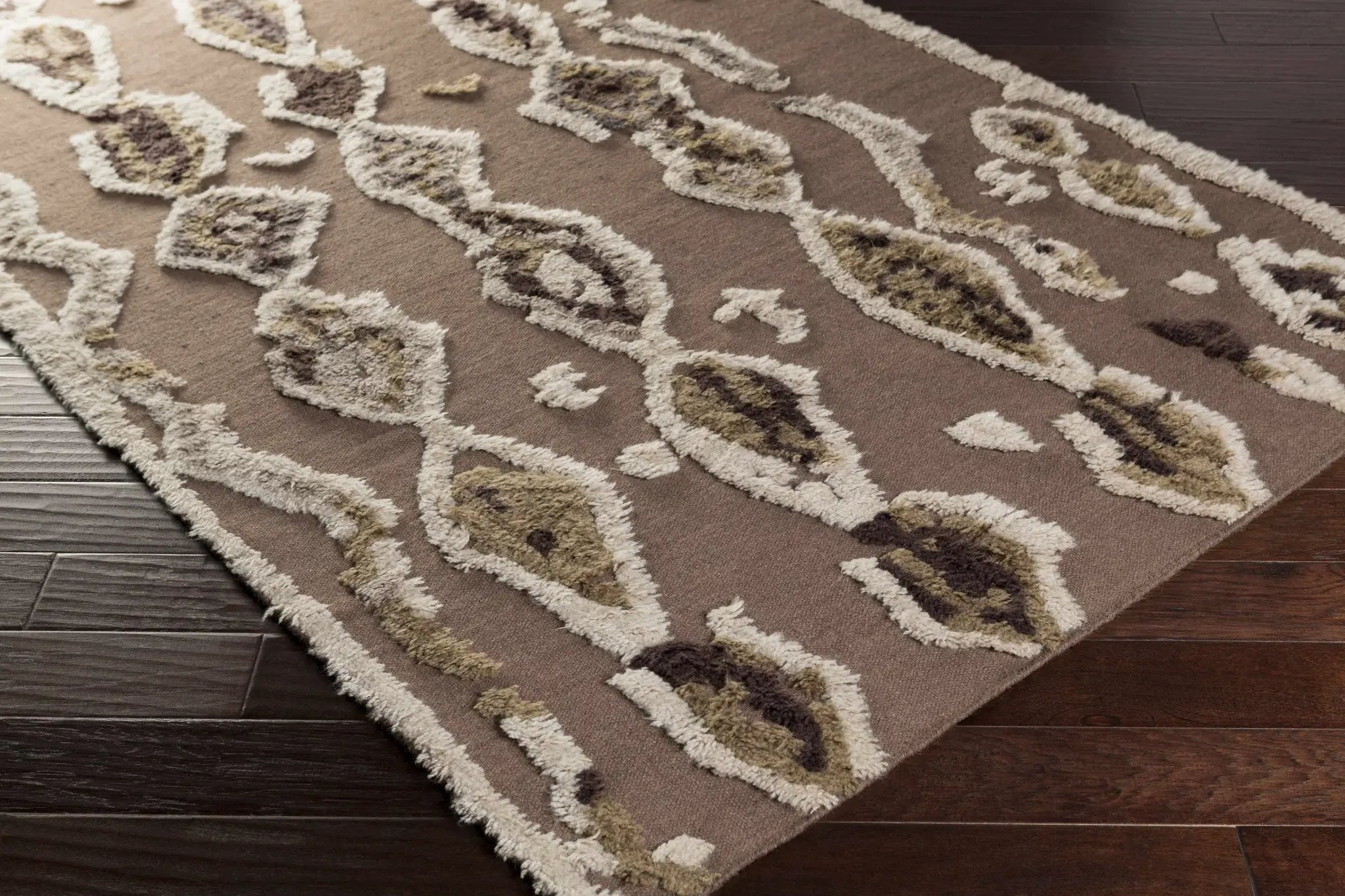 Brown Nila Area Carpet - Clearance by Boutique Rugs