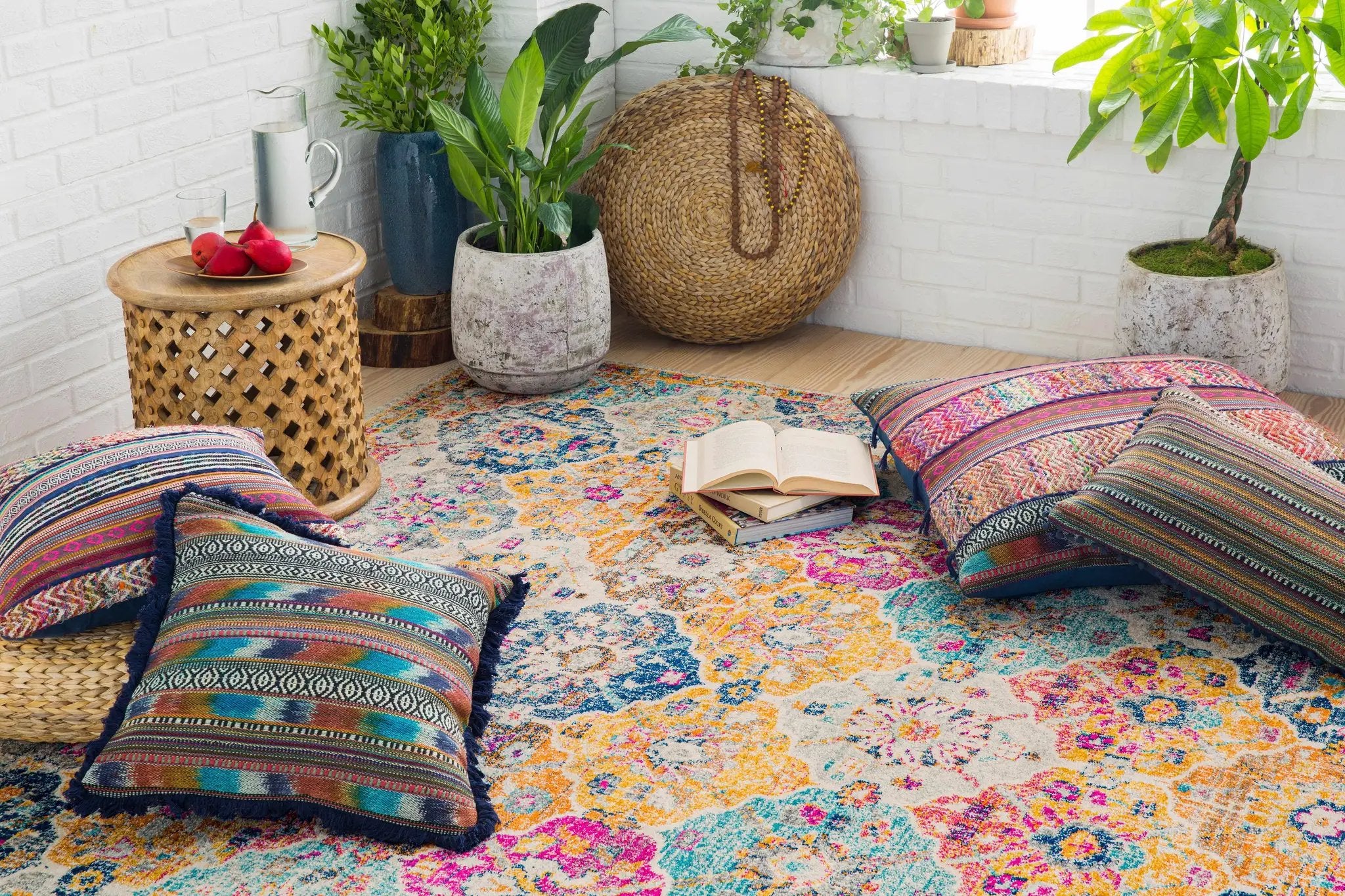 Custar Colorful Area Rug by Boutique Rugs