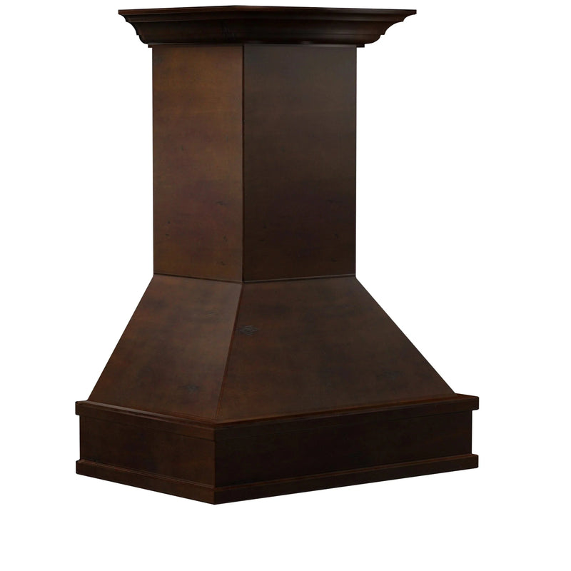 ZLINE 30" Wooden Wall Mount Range Hood in Walnut and Hamilton - Includes Motor 329WH-30 by Farmhouse Kitchen and Bath
