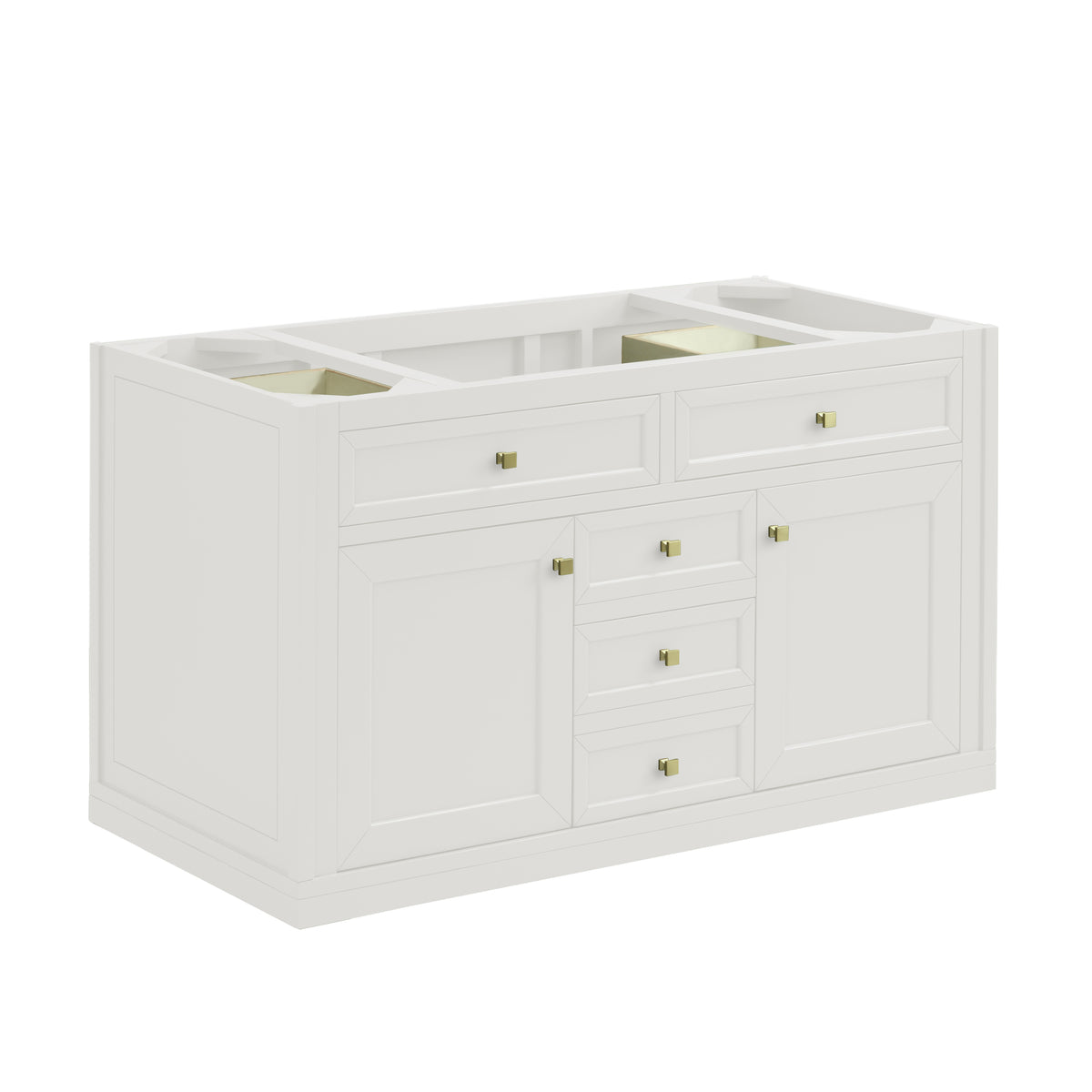 James Martin Chicago 48" Single Vanity Cabinet, Glossy White, view 2