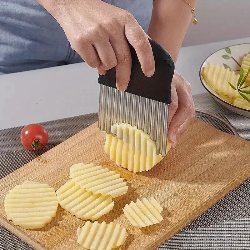 Cutter - Wavy Metal Stainless Steel by House Of Avana