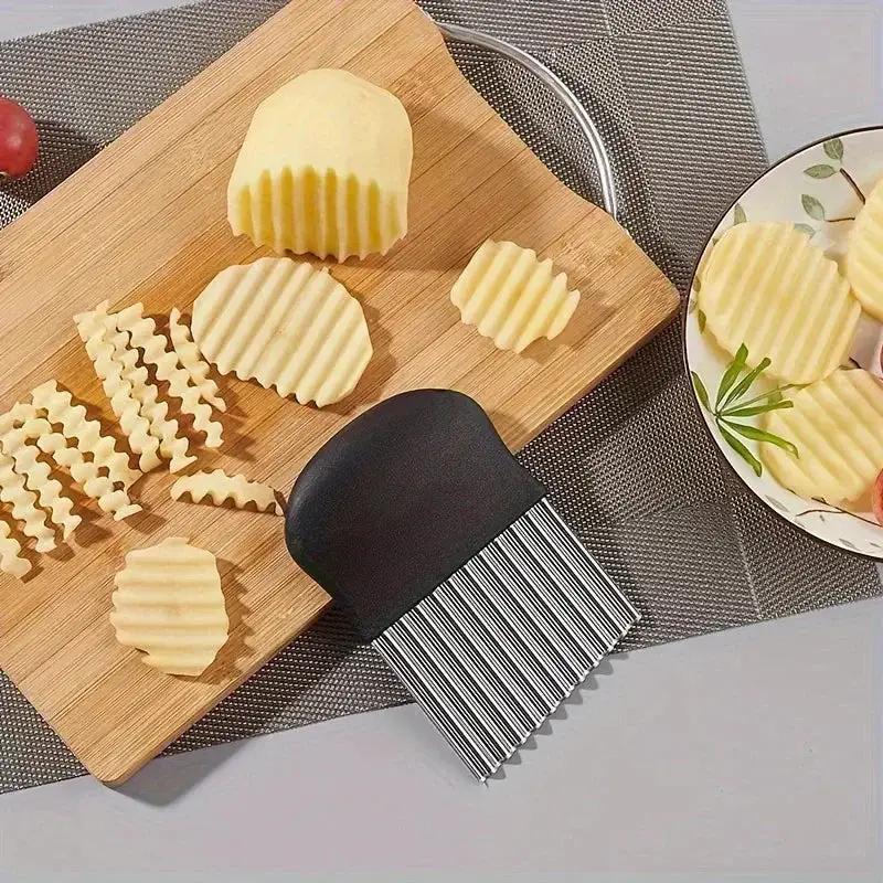 Cutter - Wavy Metal Stainless Steel by House Of Avana