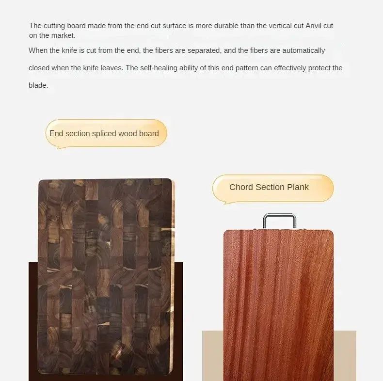 Cutting Board - Double-sided Acacia Wood Large by House Of Avana
