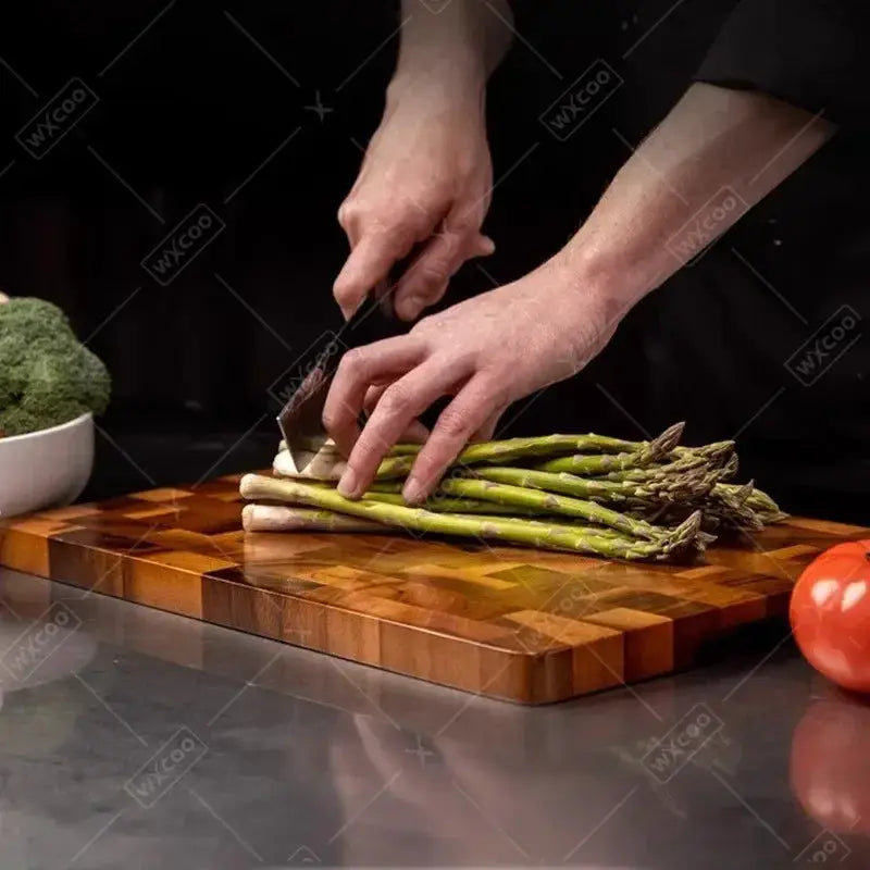 Cutting Board - Double-sided Wooden Acacia Large by House Of Avana