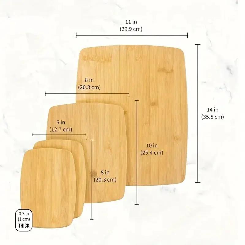 Cutting Board - Heavy-Duty Bamboo Double-Sided by House Of Avana