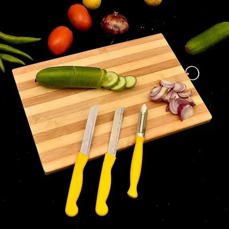Cutting Board - Multifunctional Bamboo Wood Set by House Of Avana