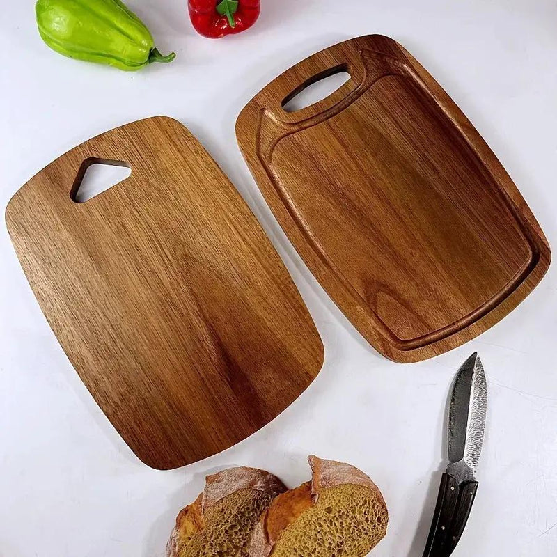 Cutting Board - Non-Slip Acacia Wood Large by House Of Avana