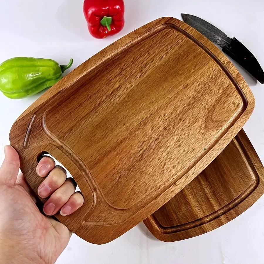 Cutting Board - Non-Slip Acacia Wood Large by House Of Avana