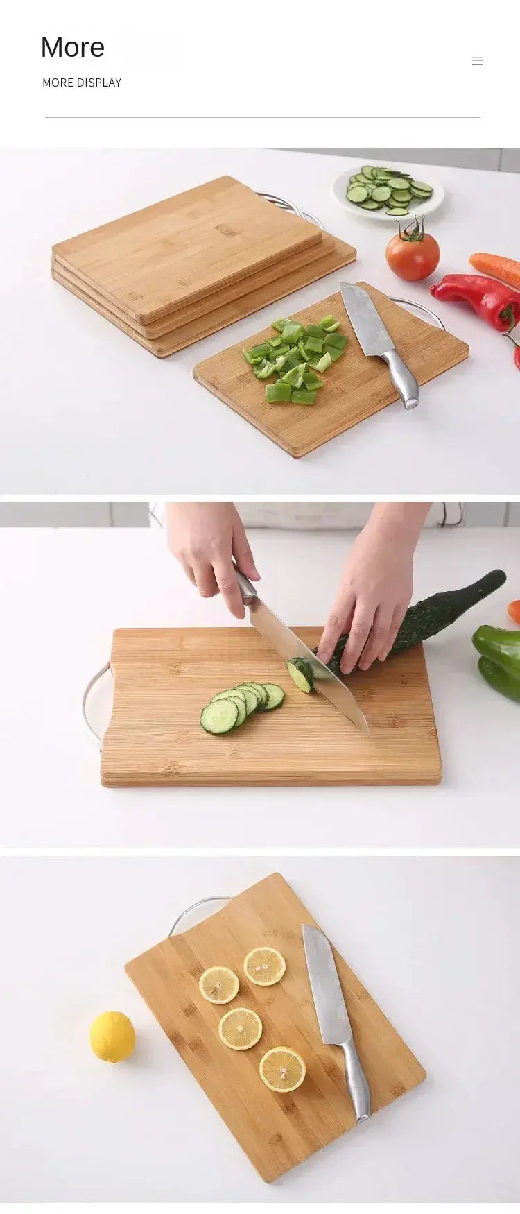 Cutting Board - Thickened Bamboo Large Rectangular by House Of Avana