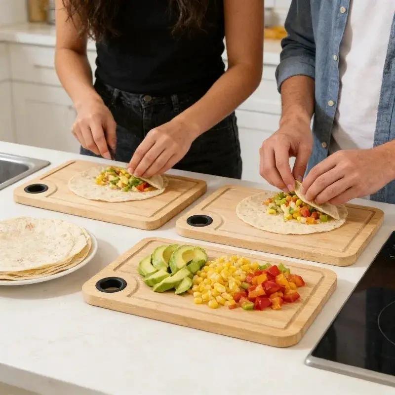Cutting Board - Wear-Resistant Bamboo Thickened by House Of Avana