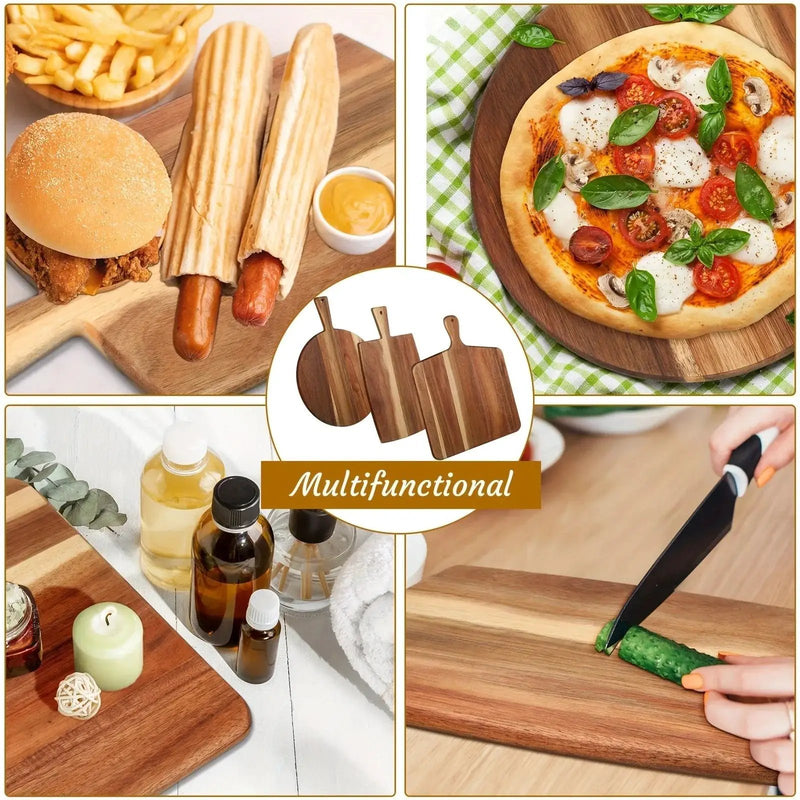 Cutting Board - Wooden Acacia Set by House Of Avana