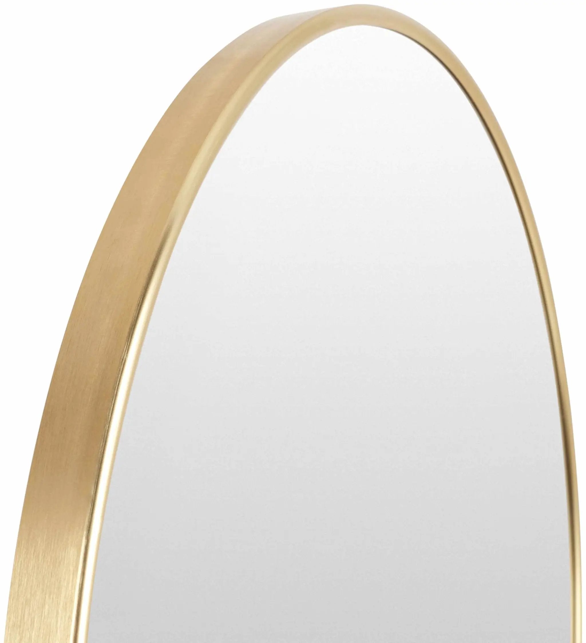 Colongolo Contemporary Gold Mirror by Boutique Rugs