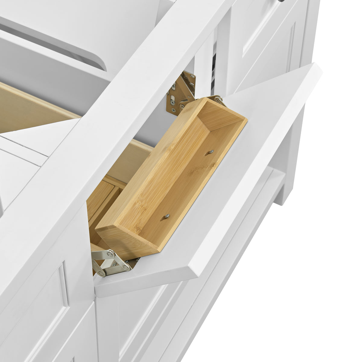 James Martin Breckenridge 60" Double Bathroom Vanity, Bright White, view 23