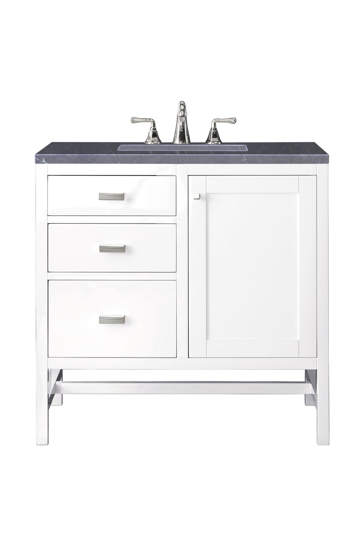James Martin Addison 36" Single Bathroom Vanity, Glossy White, view 17