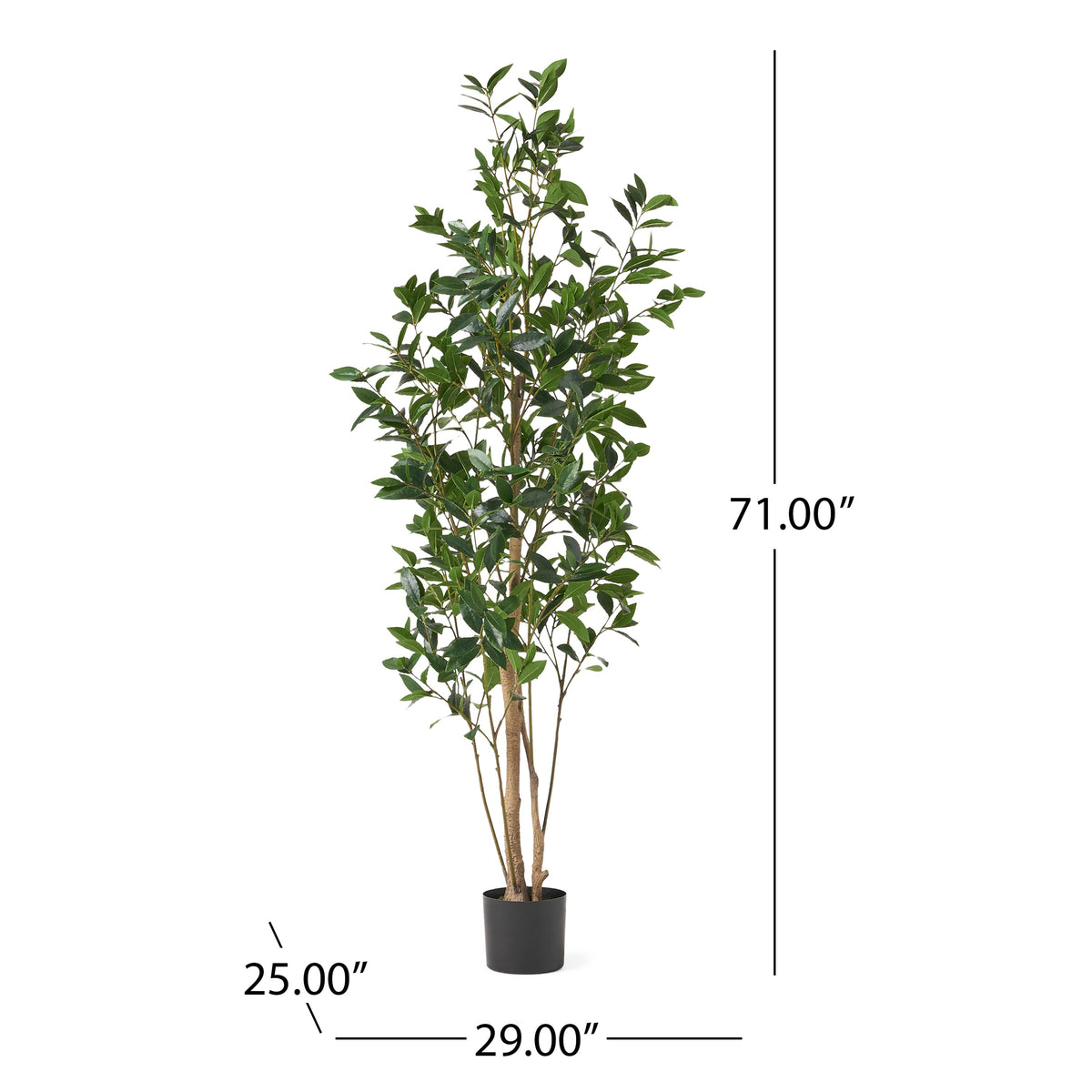 180CM ARTIFICIAL LAUREL TREE, photo 4 of 5