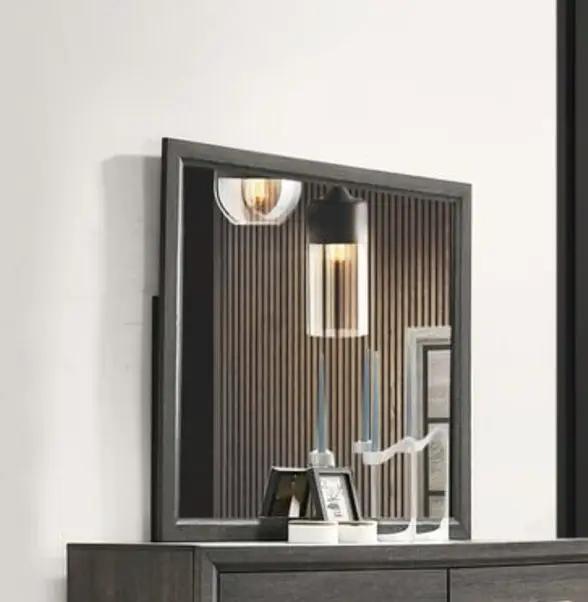 Valdemar - Weathered Mirror - Gray by Unique Piece Furniture