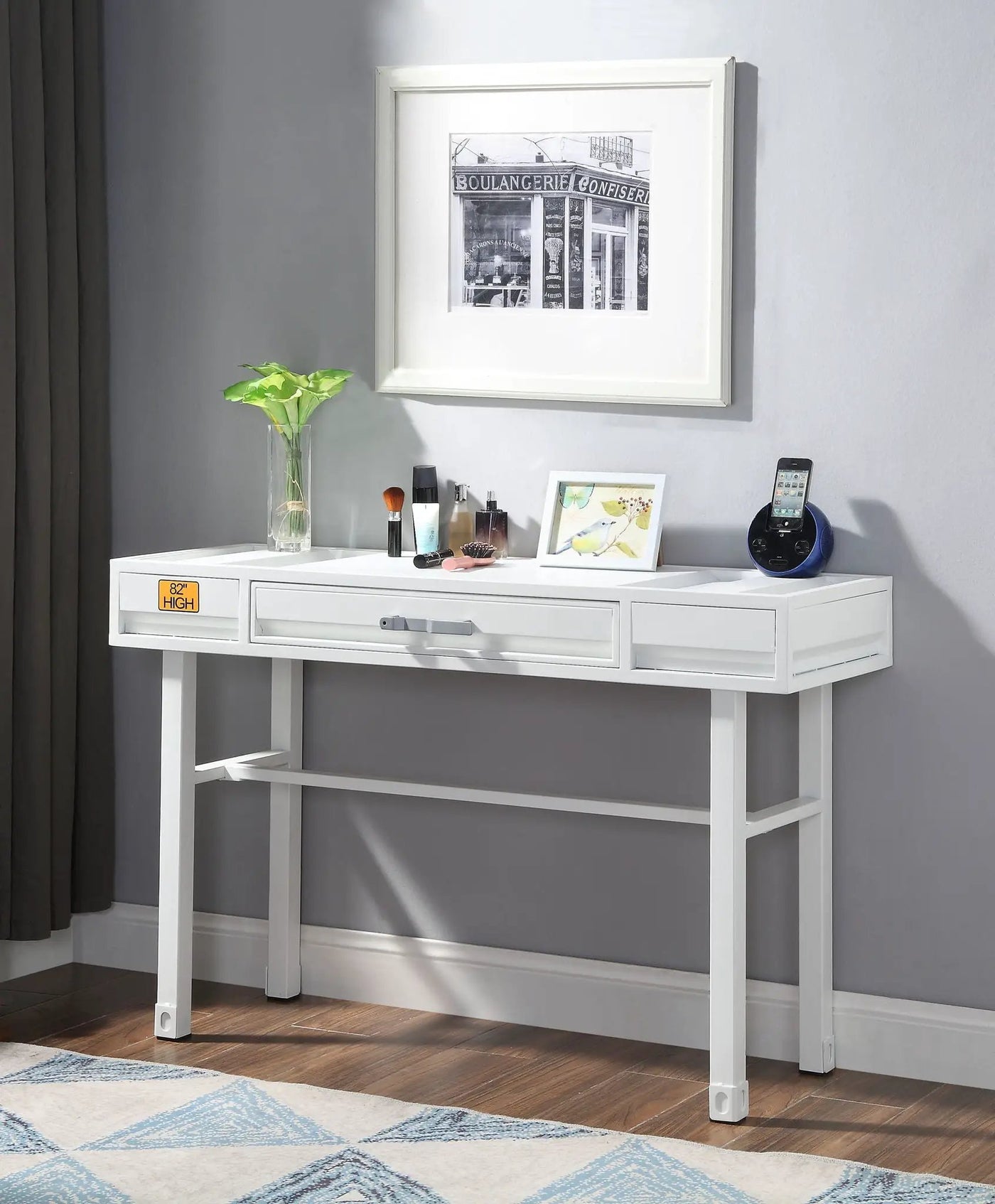 Cargo - Vanity Desk With Functional Storage by Unique Piece Furniture