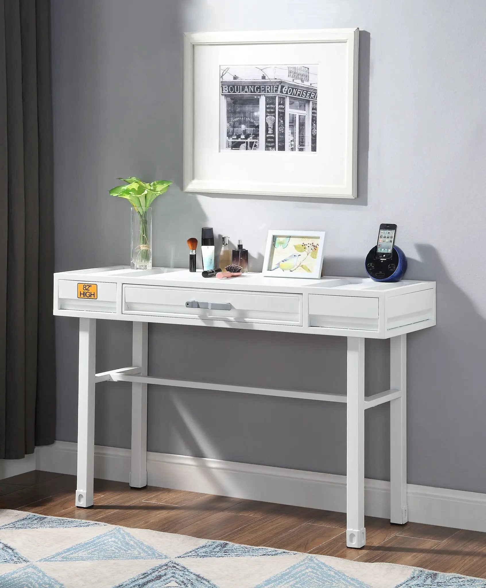 Cargo - Vanity Desk With Functional Storage by Unique Piece Furniture