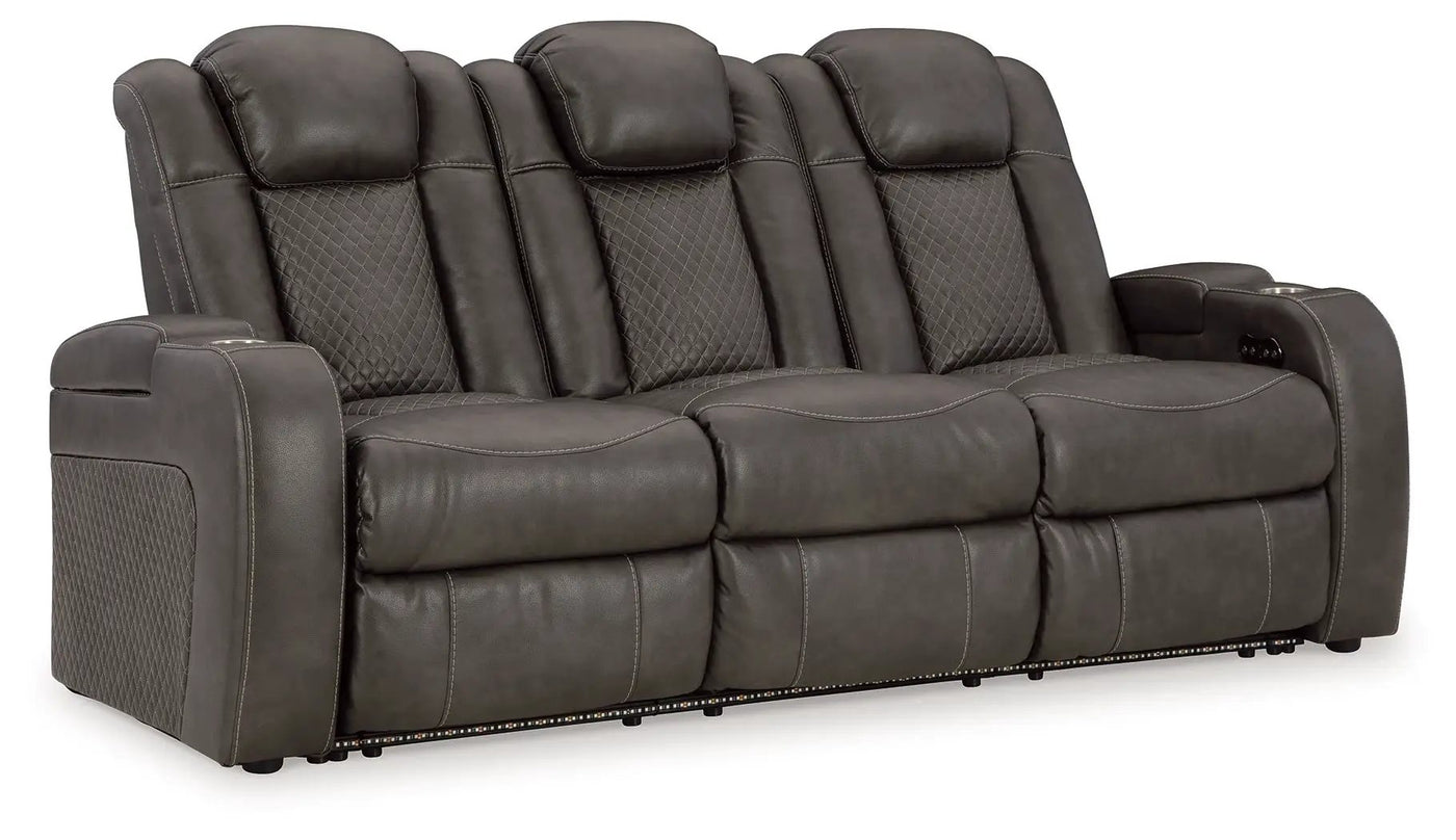 Fyne-dyme - Power Reclining Sofa With Adj Headrest by Unique Piece Furniture