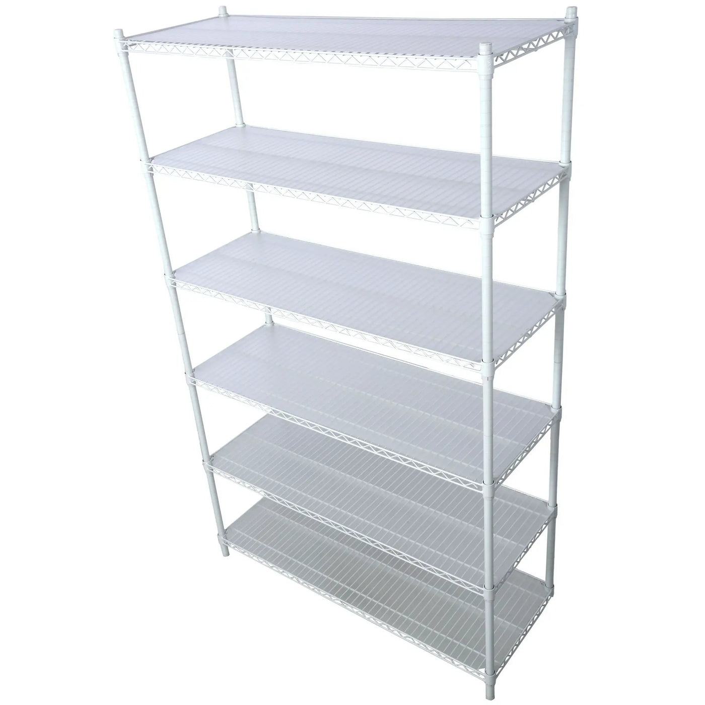 6 Tier 6000Lbs Capacity Nsf Metal Shelf Wire Shelving Unit, Heavy Duty Adjustable Storage Rack With Wheels & Shelf Liners For Commercial Grade Utility Steel Storage Rack by Unique Piece Furniture
