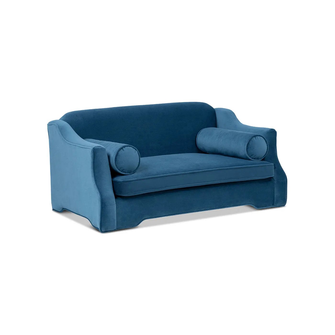 Paloma 35.5" Dog Sofa Bed, Medium, Satin by HouseOfZazla