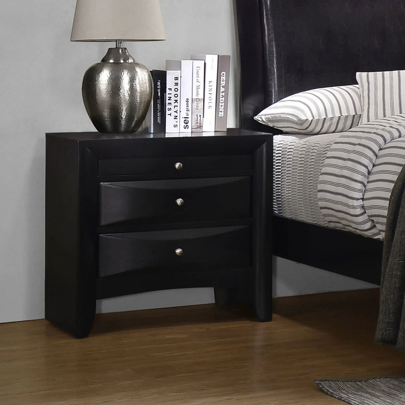 Briana 2-drawer Nightstand Black by Unique Piece Furniture