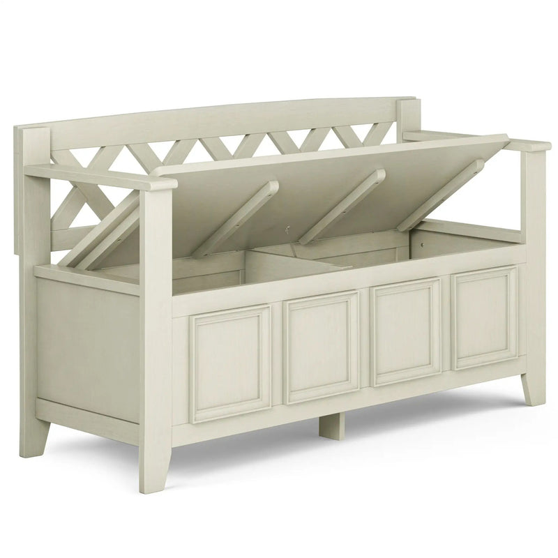 Amherst - Handcrafted Entryway Storage Bench by HouseOfZazla
