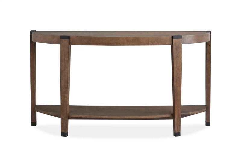 Kaysen - Demilune Sofa Table - Wallaby by Unique Piece Furniture