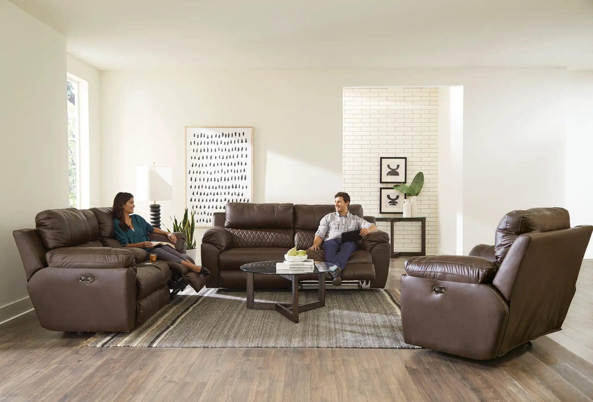 Sorrento - Power Reclining Sofa - Kola by Unique Piece Furniture