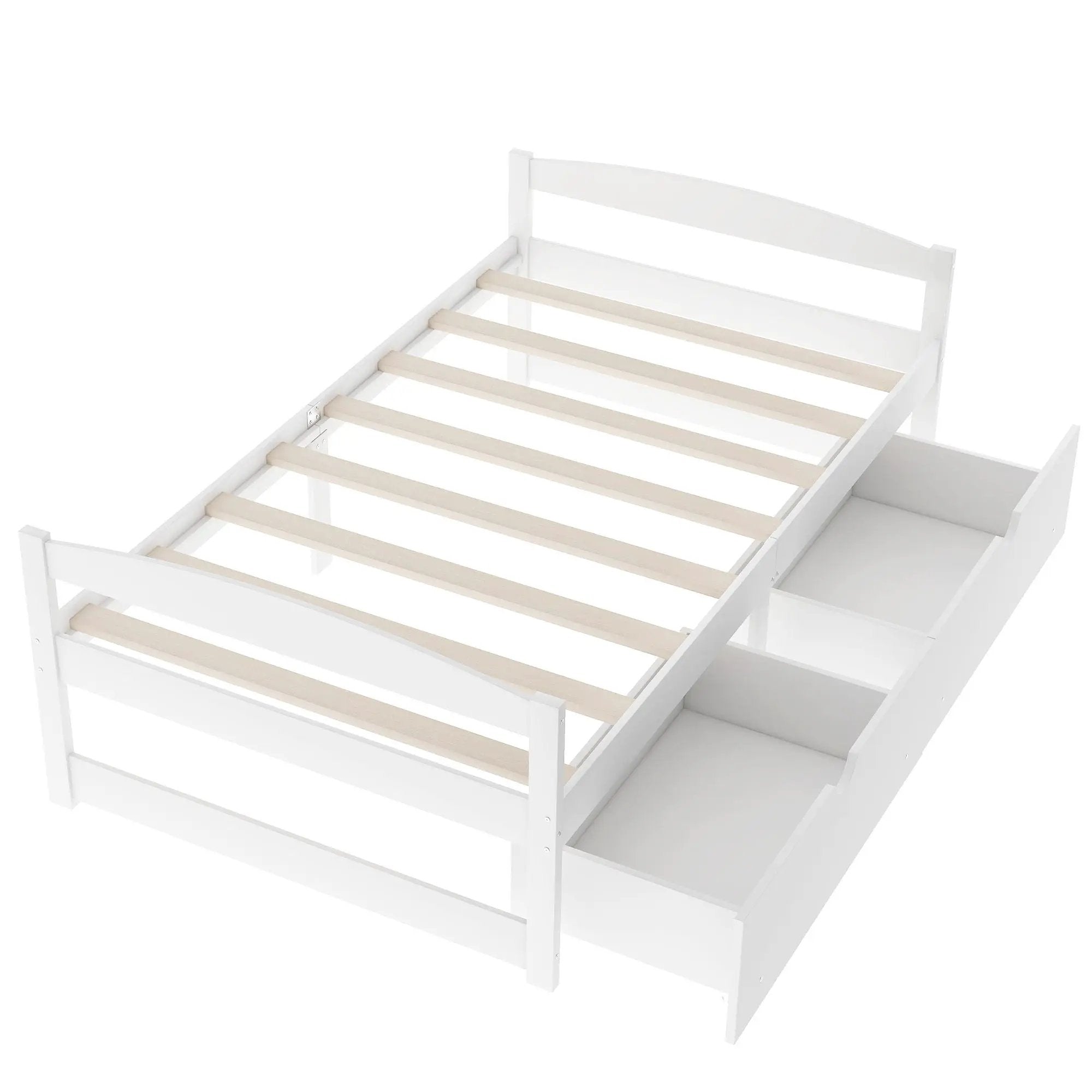 Platform Bed With 2 Drawers