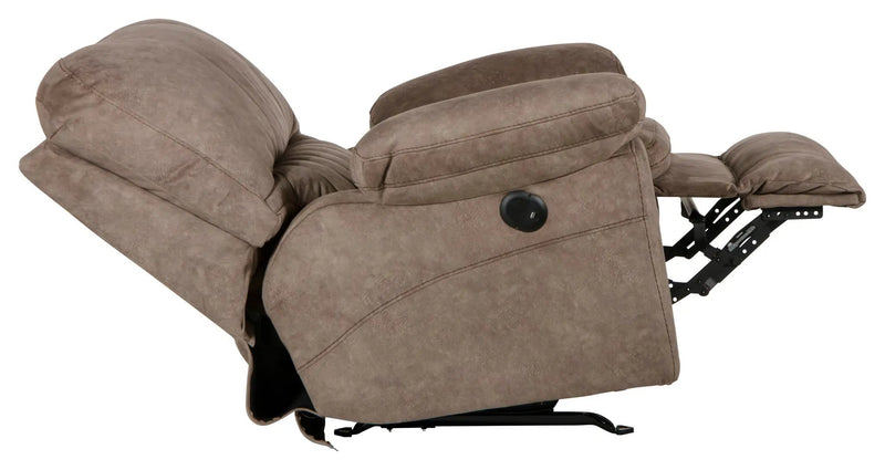 Reyes - Power Lay Flat Recliner by Unique Piece Furniture
