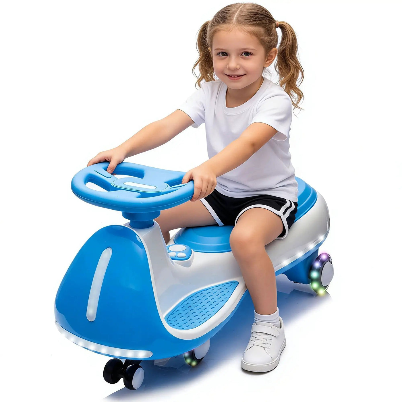 12V Kids Ride-On Electric Wiggle Car with 2-in-1 Smart Design by HouseOfZazla
