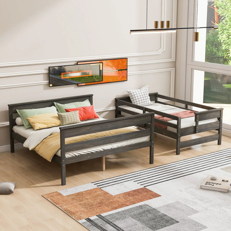 Detachable Design Bunk Bed With Ladder by Unique Piece Furniture