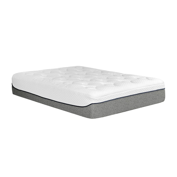 13" Ultra Plush Gel Memory Foam Mattress For Bed With Double Layered Jacquard Cover - Gray / White - King