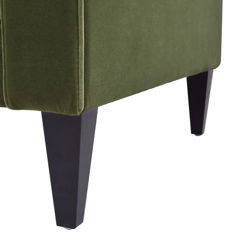 Nicholi - Mid-Century Modern Sofa - Olive Green by Unique Piece Furniture