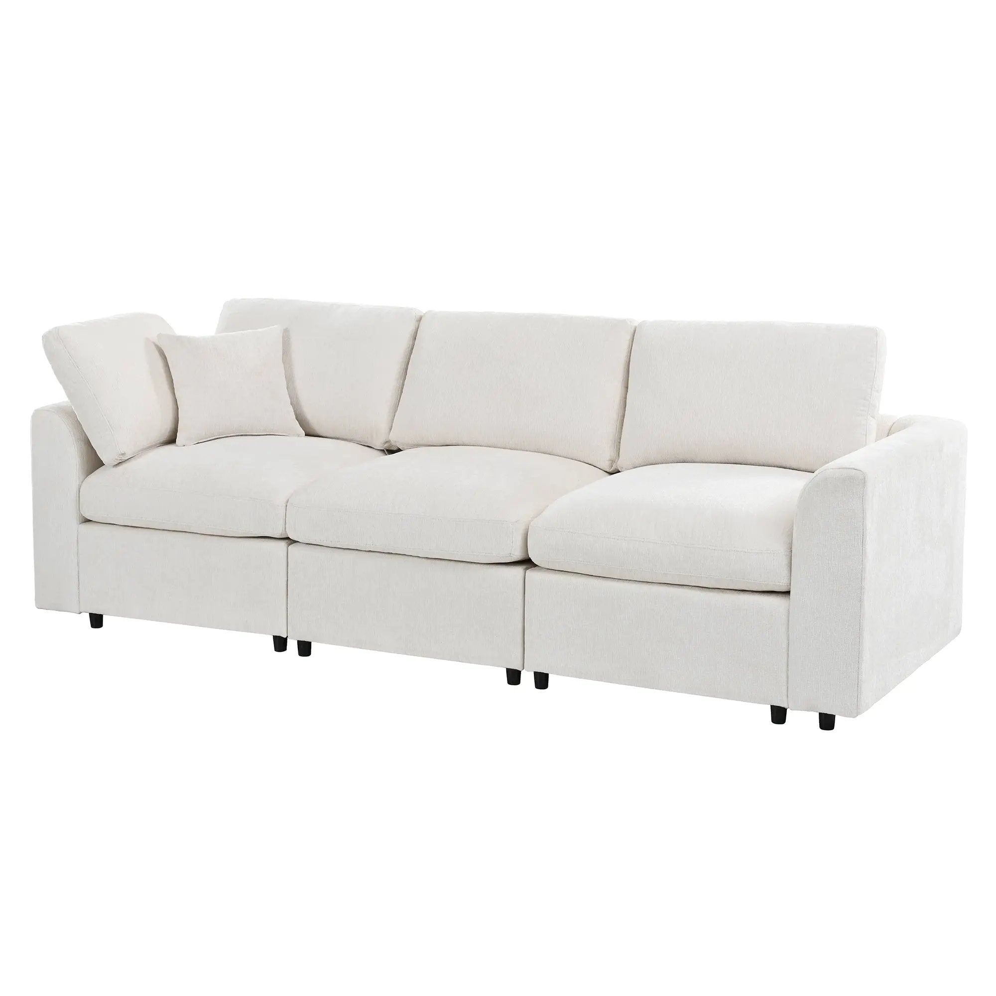 U-Style 4-Piece Modular Sofa Set by HouseOfZazla