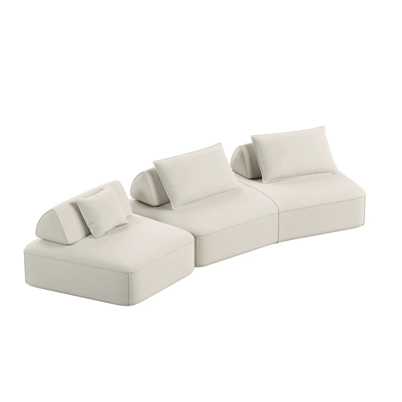 Modern Luxury Oversized Modular Sectional Sofa Set by HouseOfZazla