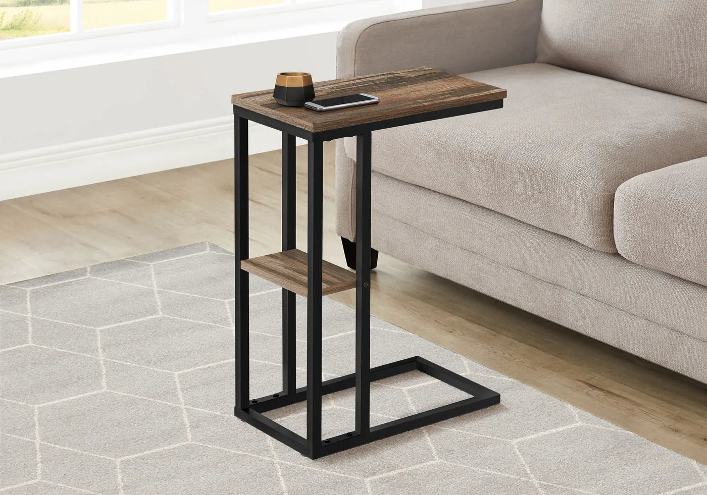 Accent Table C-Shaped - Contemporary Modern by HouseOfZazla