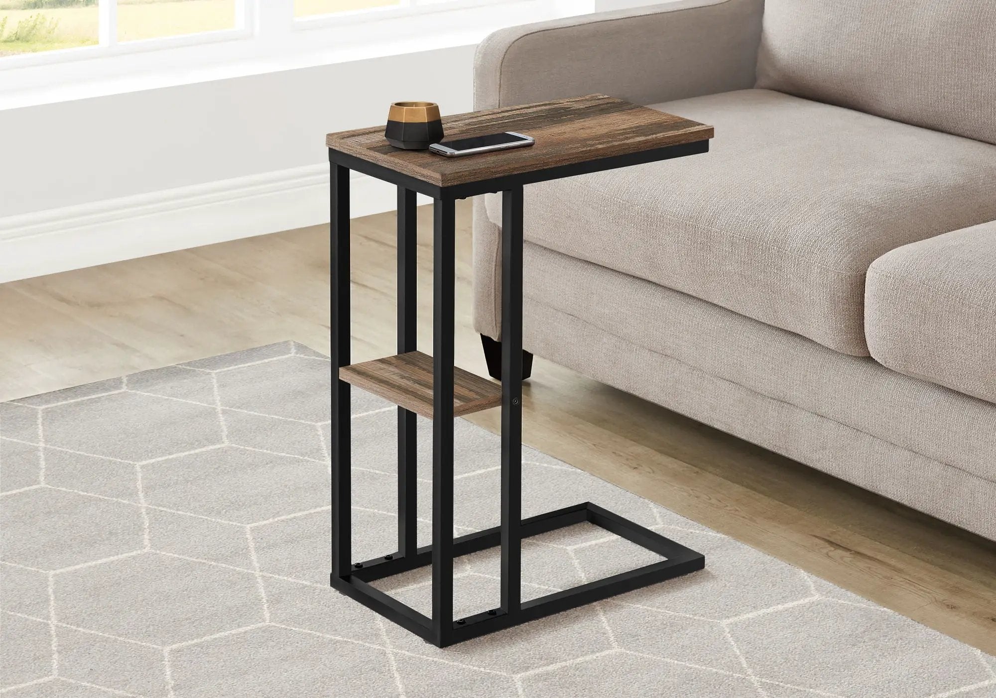 Accent Table C-Shaped - Contemporary Modern by HouseOfZazla