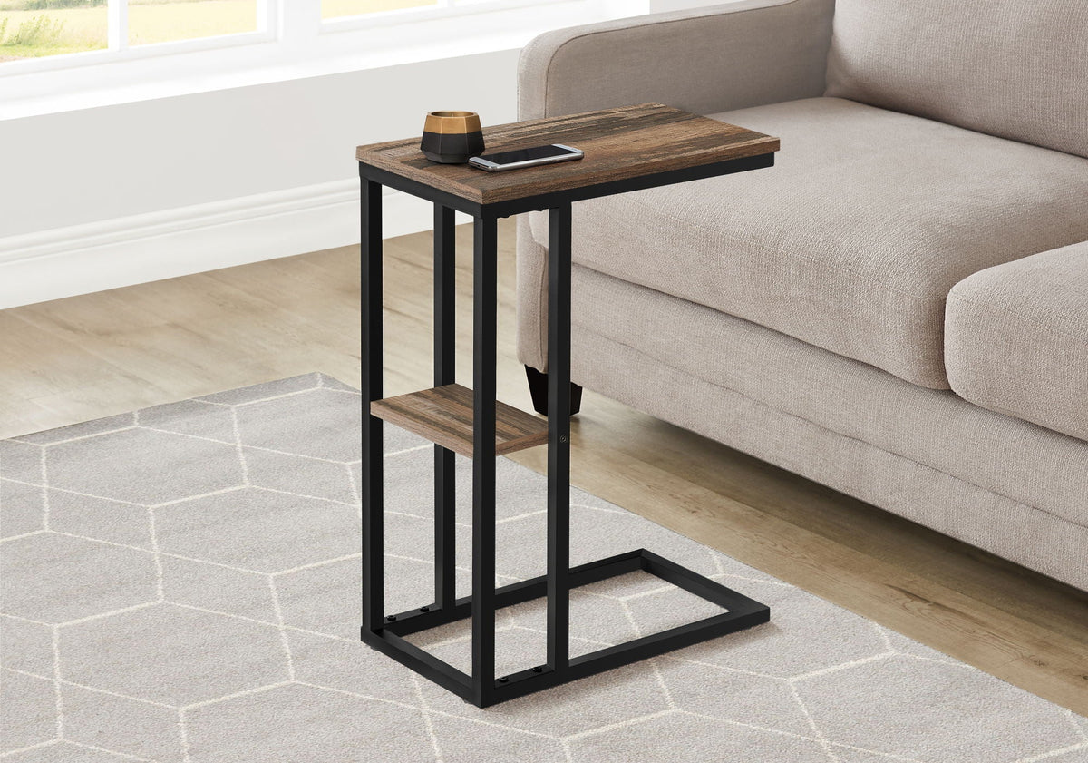 C-Shaped Accent Table with Sliding Base - Multiple Colors, photo 4 of 20
