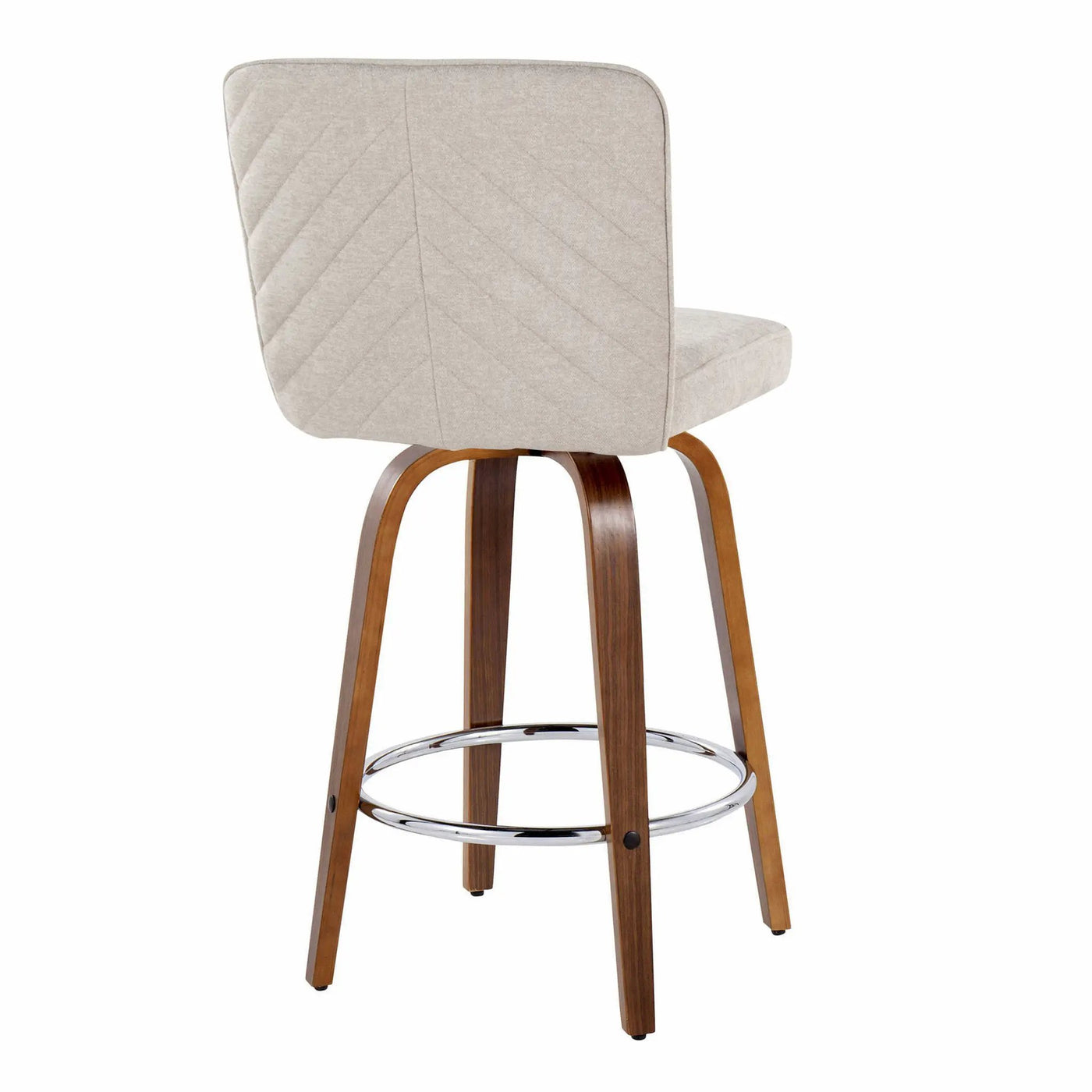 26" Contemporary Fixed-Height Counter Stool with Swivel by HouseOfZazla