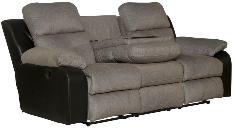 Felix - Sofa With 3 Recliners & Drop Down Table by Unique Piece Furniture