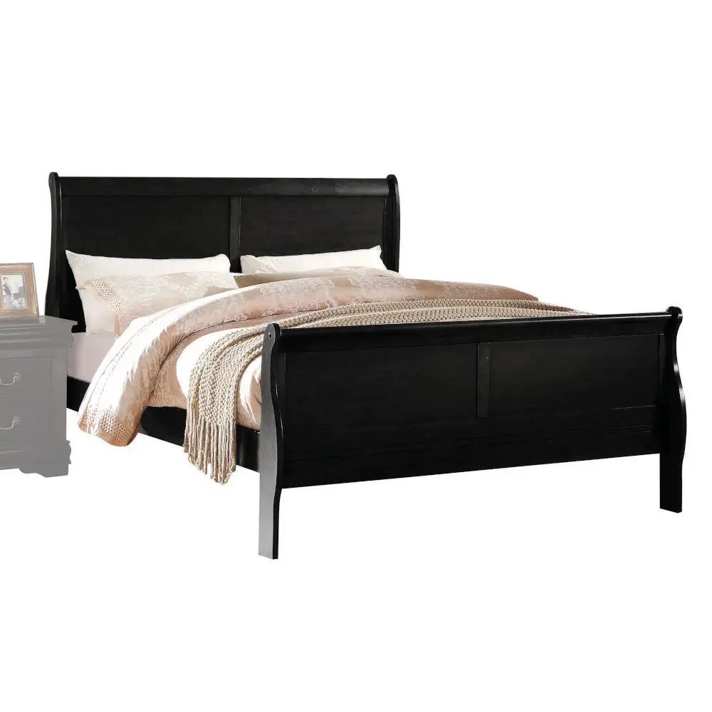 Louis Philippe Sleigh Style Bed by HouseOfZazla