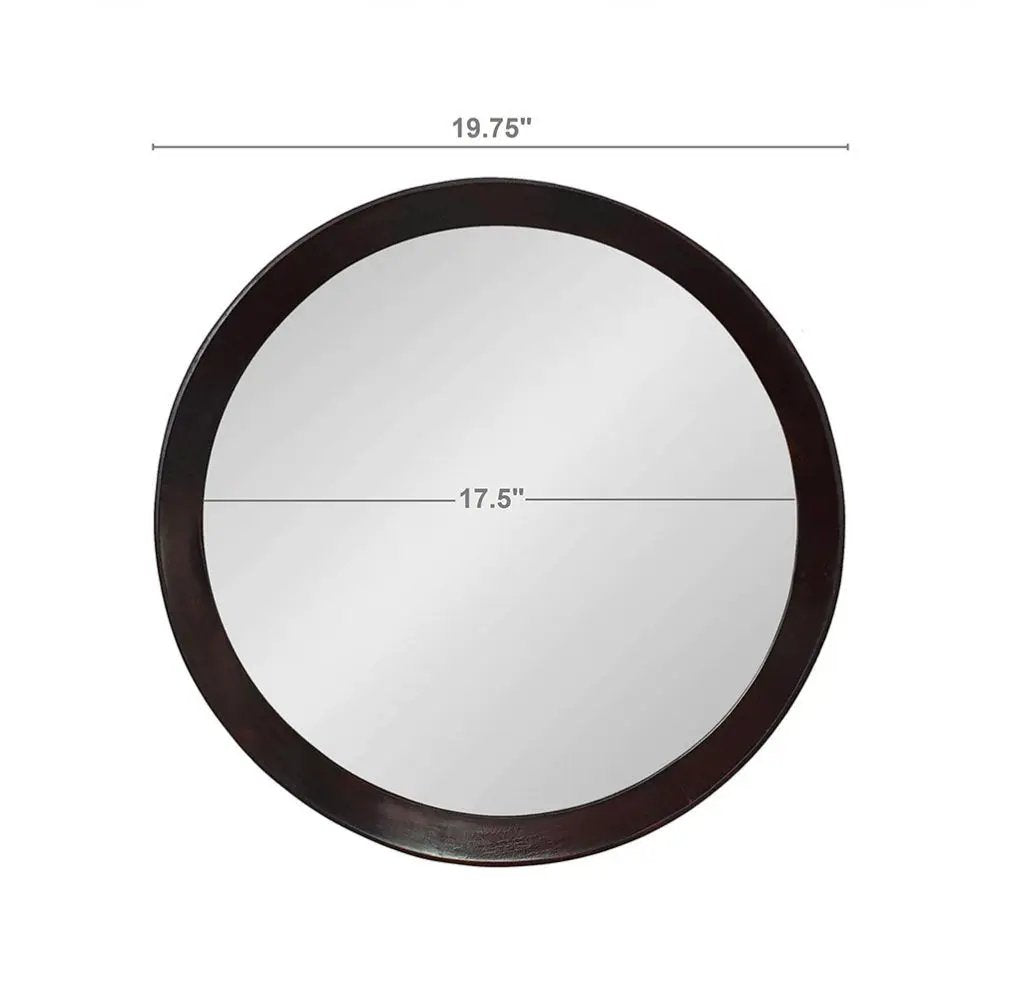 Transitional Decor Style Wall Mirror Decor With Frame For Bathroom by Unique Piece Furniture